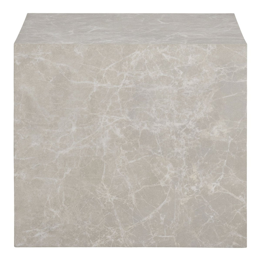 Tables Basses Prague - Aspect Marbre Beige, Lot de 2 (42 & 50 cm)