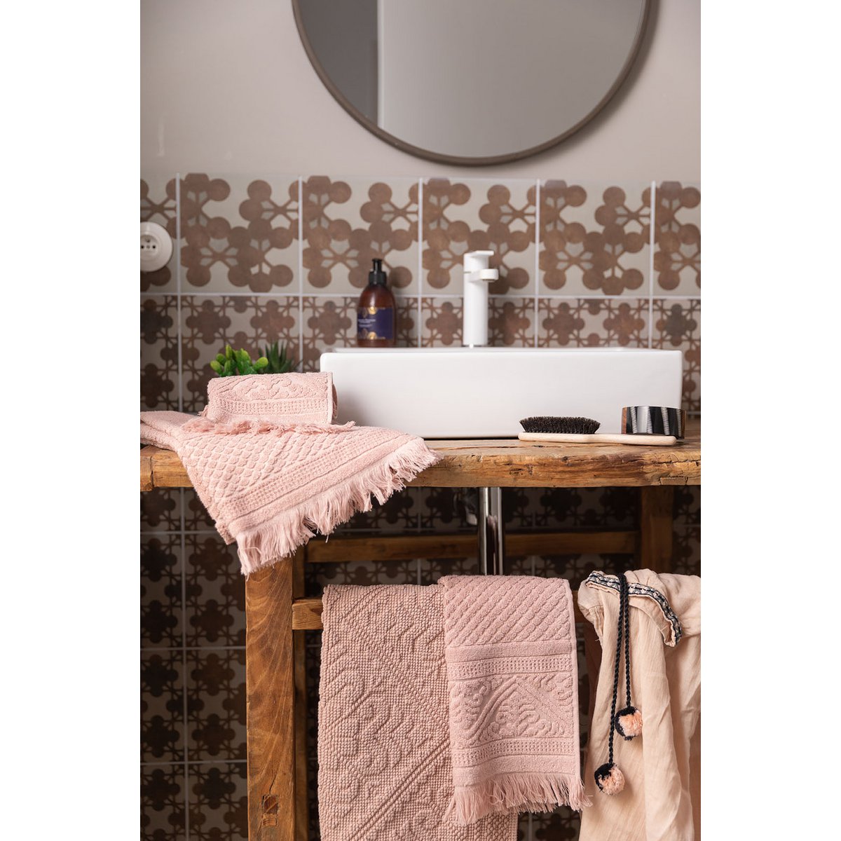 Elly Blush – Tapis de Bain 54 x 110 cm