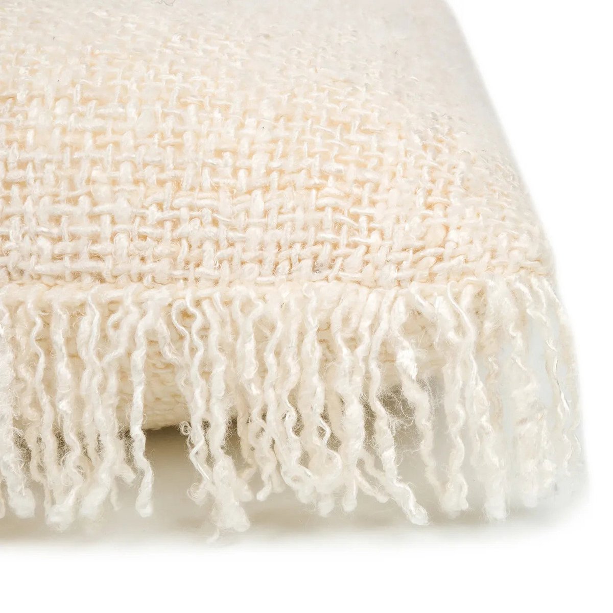 Housse de coussin en coton Oh My Gee – Crème – 60×60cm | Bazar Bizar