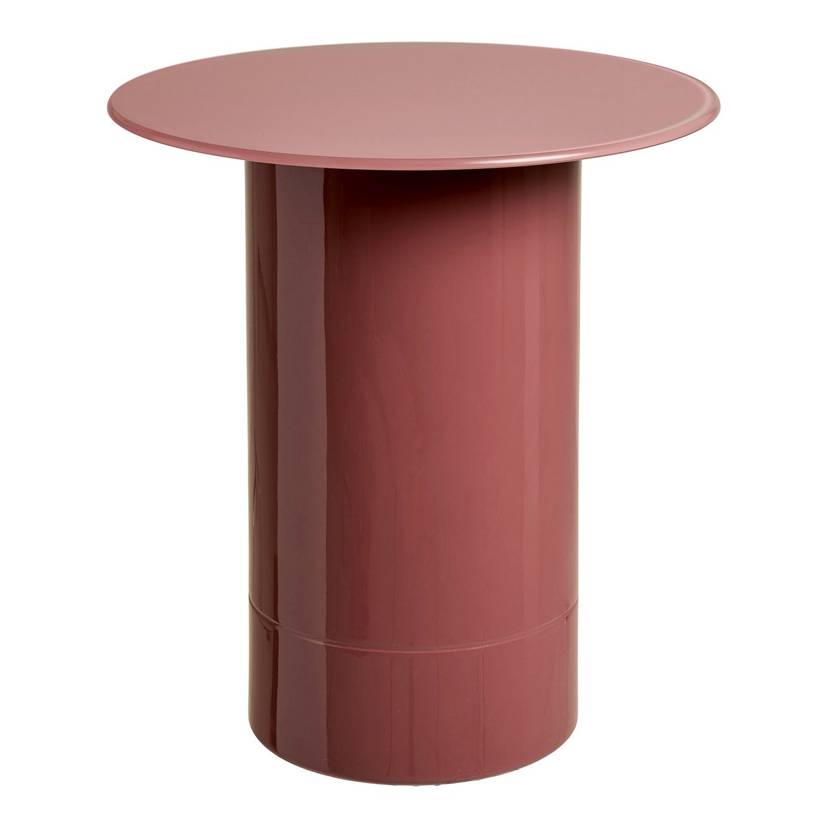 Table d’appoint Florens rose terreux – Ø 45 × 51 cm