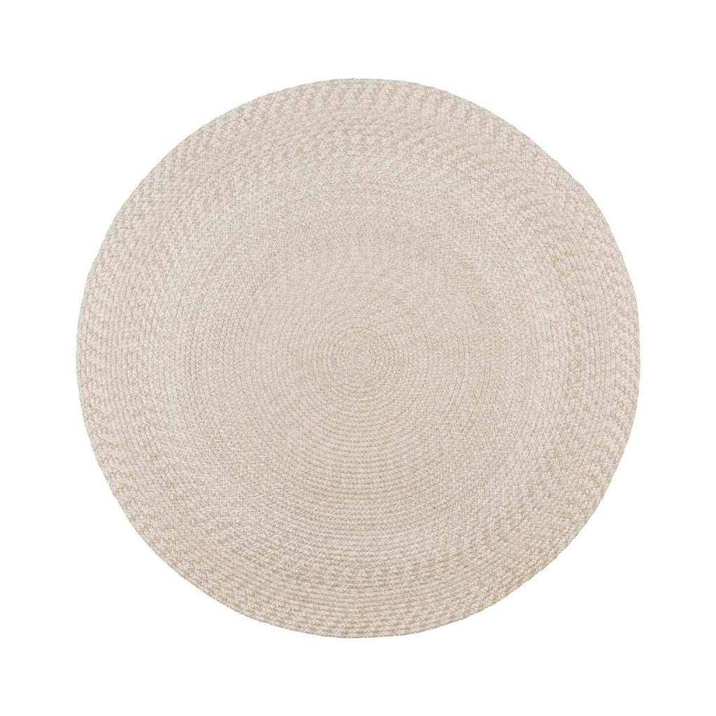 Tapis Menorca - Sable, PET 100% recyclé, Ø120 cm
