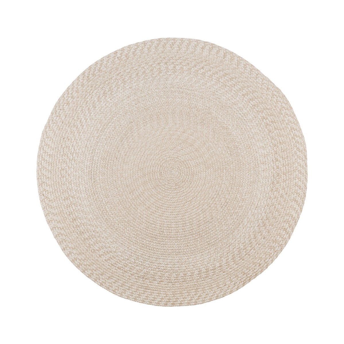 Tapis Menorca - Sable, PET 100% recyclé, Ø120 cm