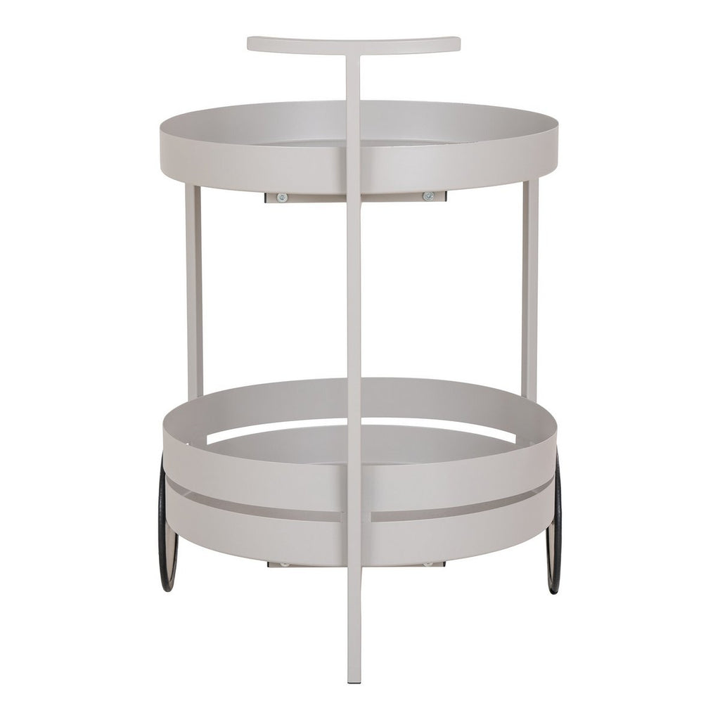 Chariot de Bar Beja - Acier Gris, 40x49,5x61 cm
