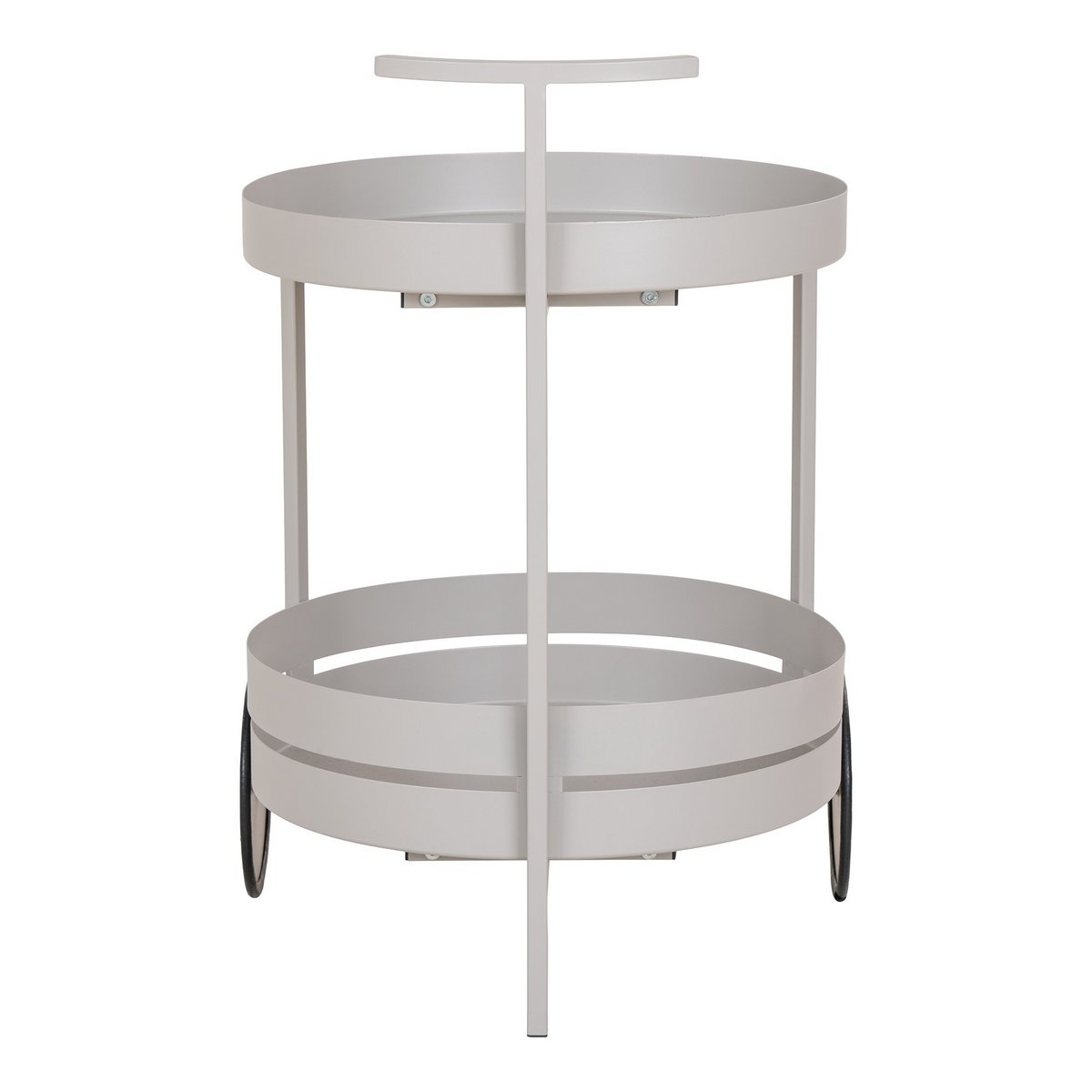 Chariot de Bar Beja - Acier Gris, 40x49,5x61 cm