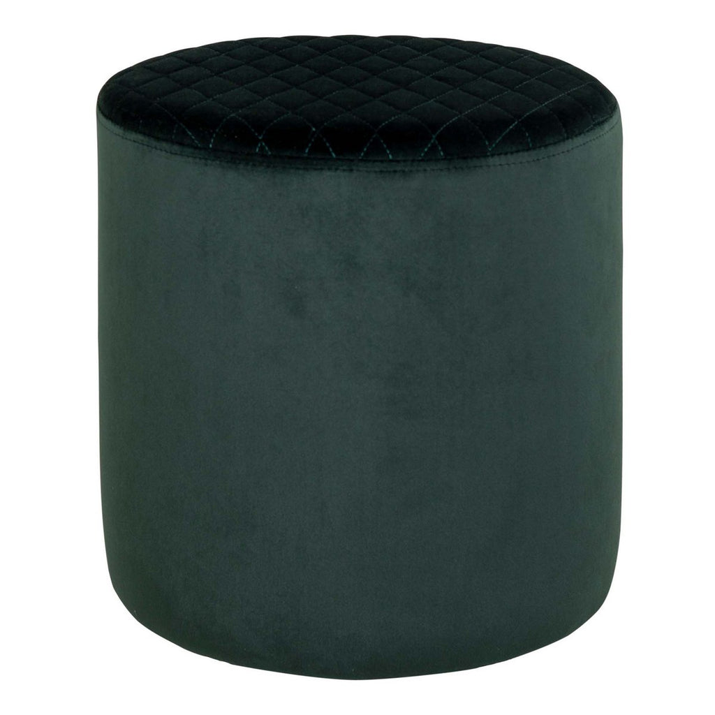Pouf Ejby – Velours vert foncé