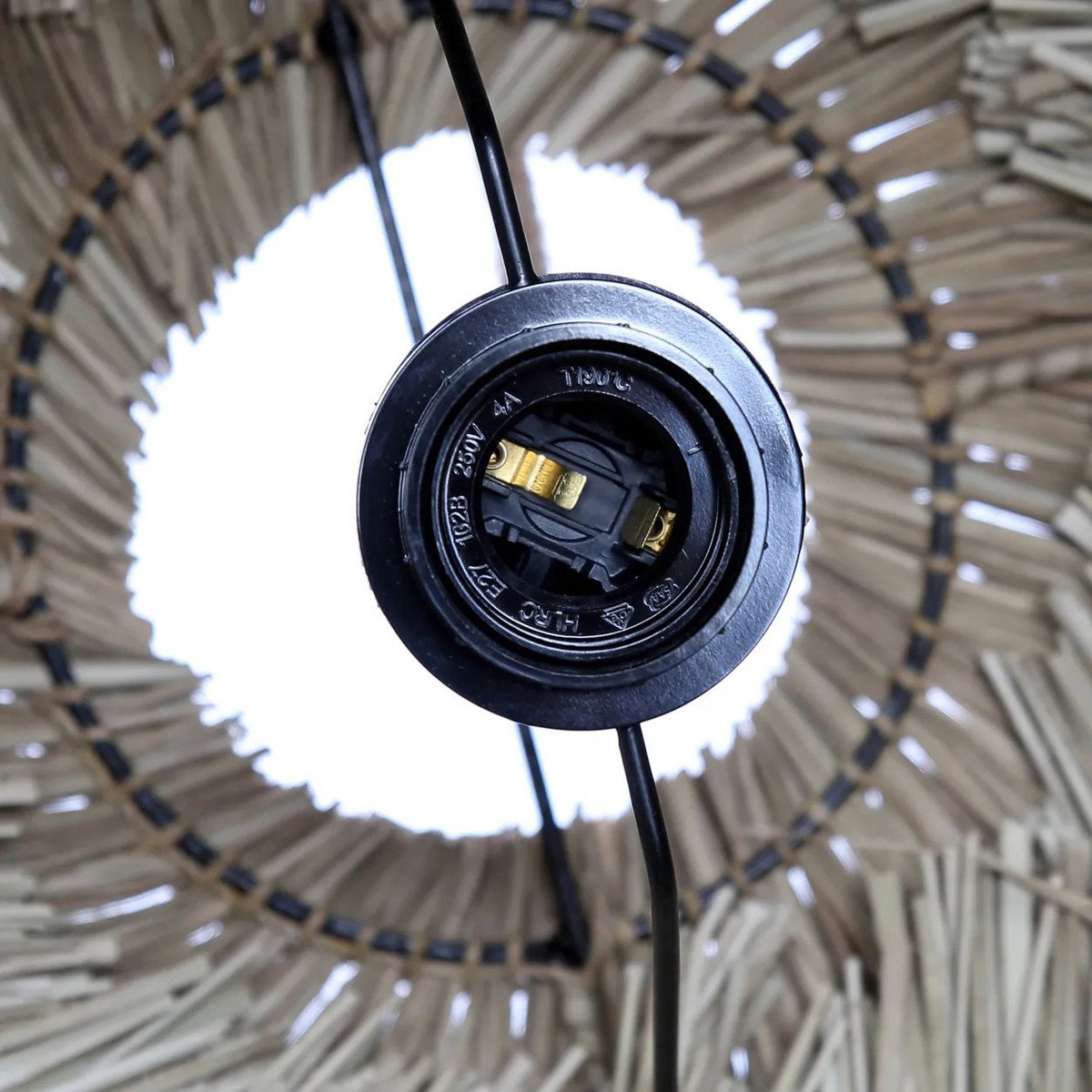 Suspension en herbe naturelle Wicked Pendant – Naturel | Bazar Bizar