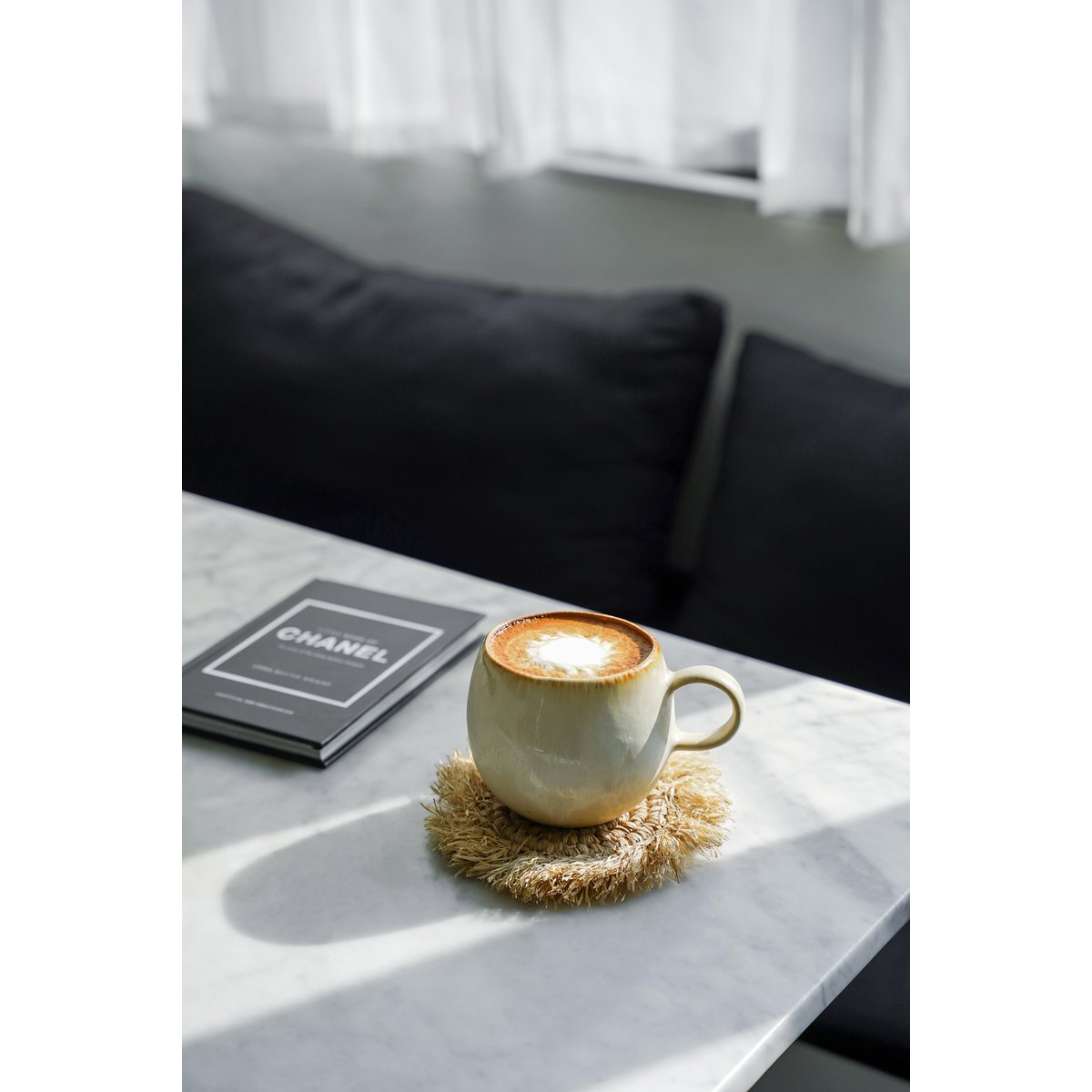 Mug en grès Cascais – Bleu Glaçage Artisanal – L | Bazar Bizar