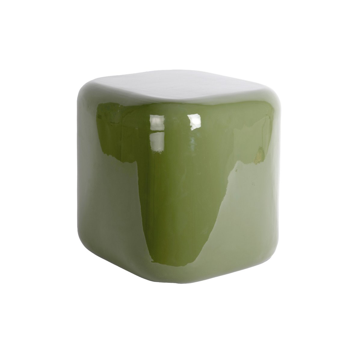Tabouret Cadix Carré Vert