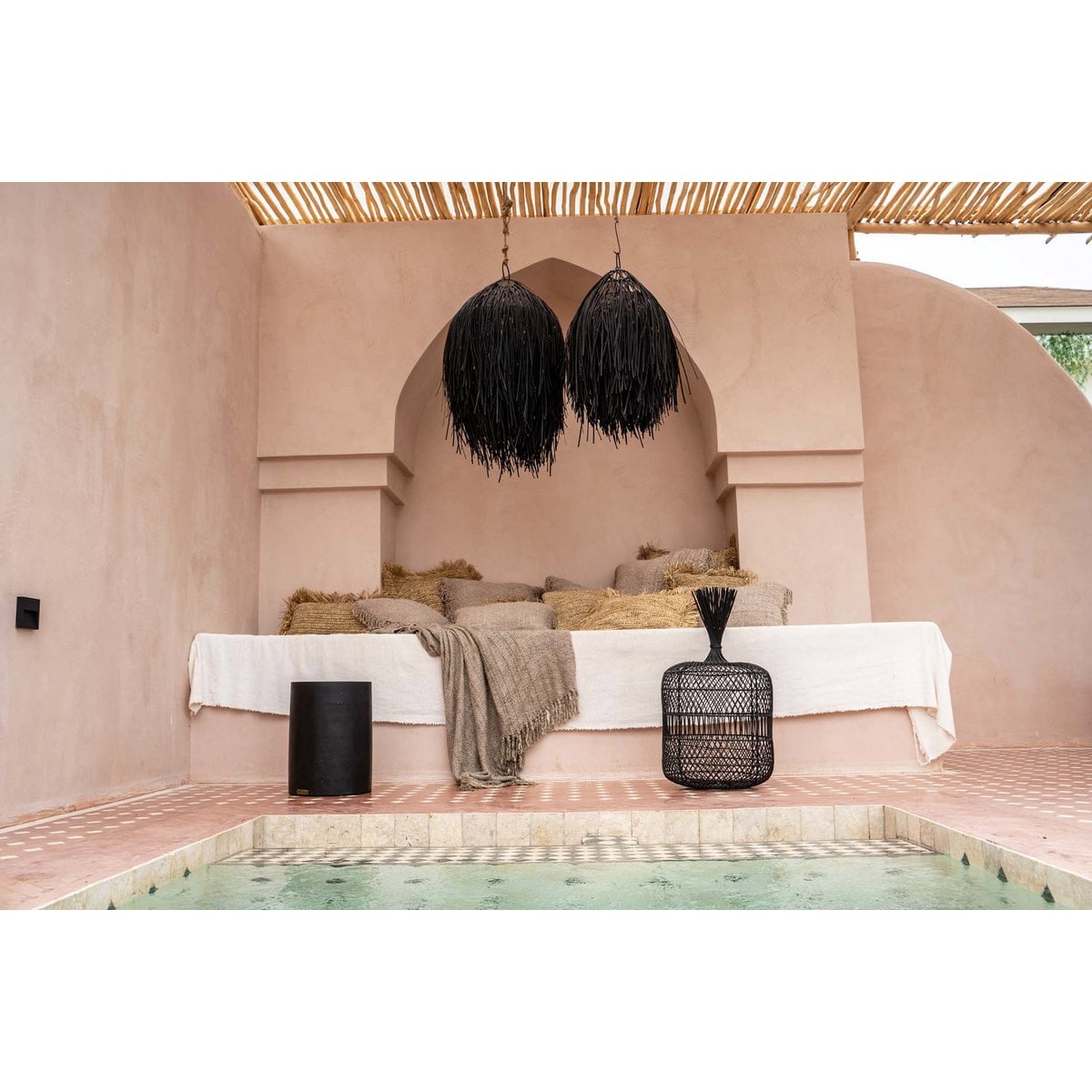 Le Tabouret Tribe - Noir Naturel