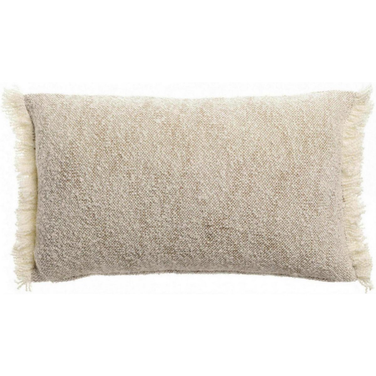 Coussin Chiné Jane Cacao – 30 x 50 cm