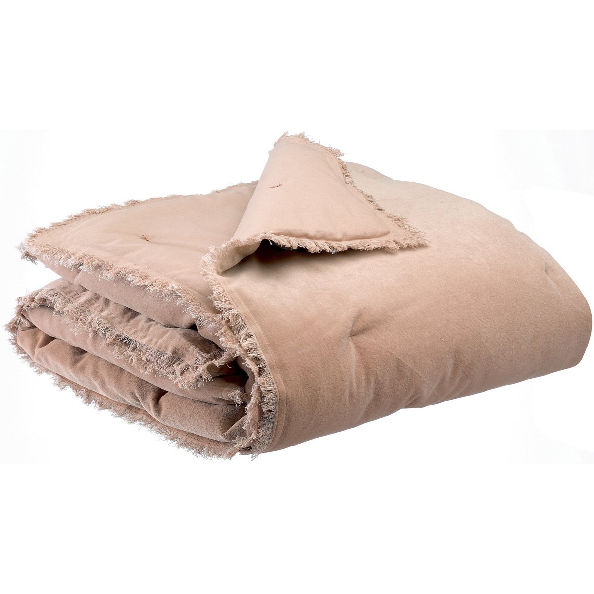 Édredon Uni Fara Taupe – 85 x 200 cm | Vivaraise