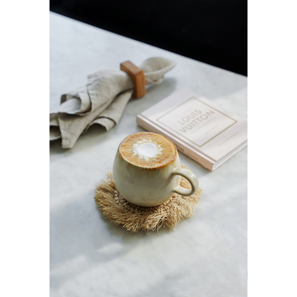 Mug en grès Cascais – Bleu Glaçage Artisanal – L | Bazar Bizar