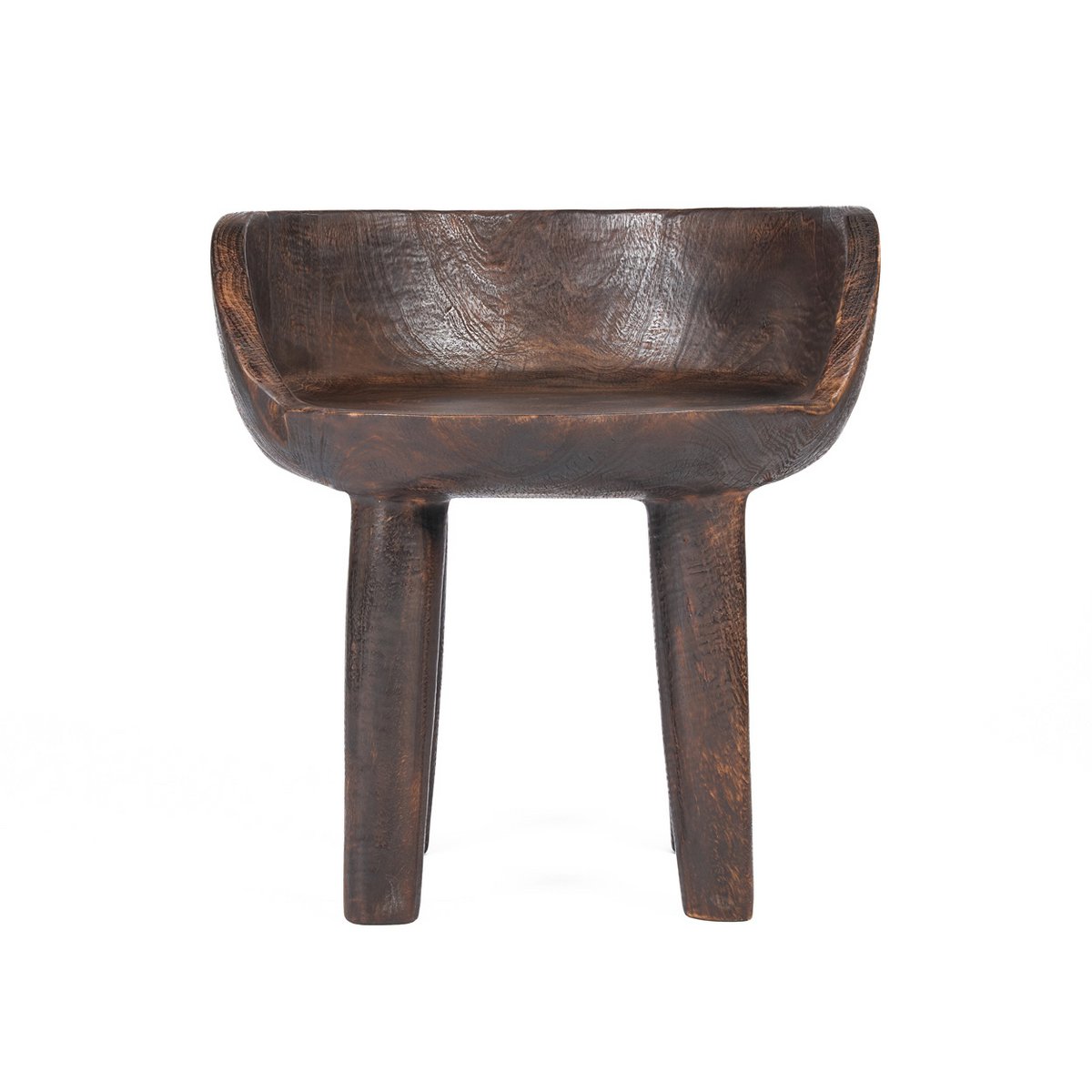 Chaise basse The Sit Happens – Noyer foncé | Bazar Bizar