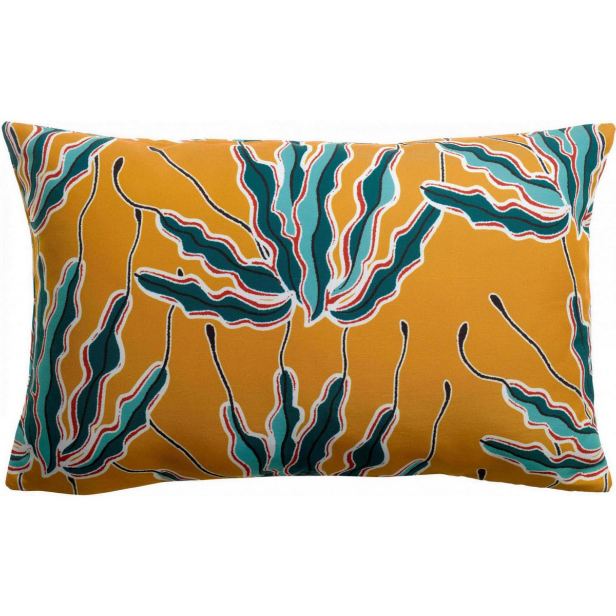 Alga - Bronze - Coussin d'extérieur imprimé 40 x 65 cm