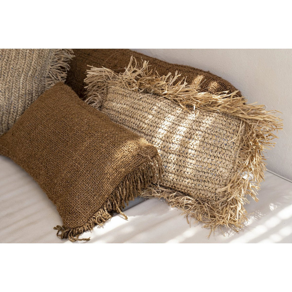 Housse de coussin en coton Oh My Gee – Marron – 30×50cm | Bazar Bizar