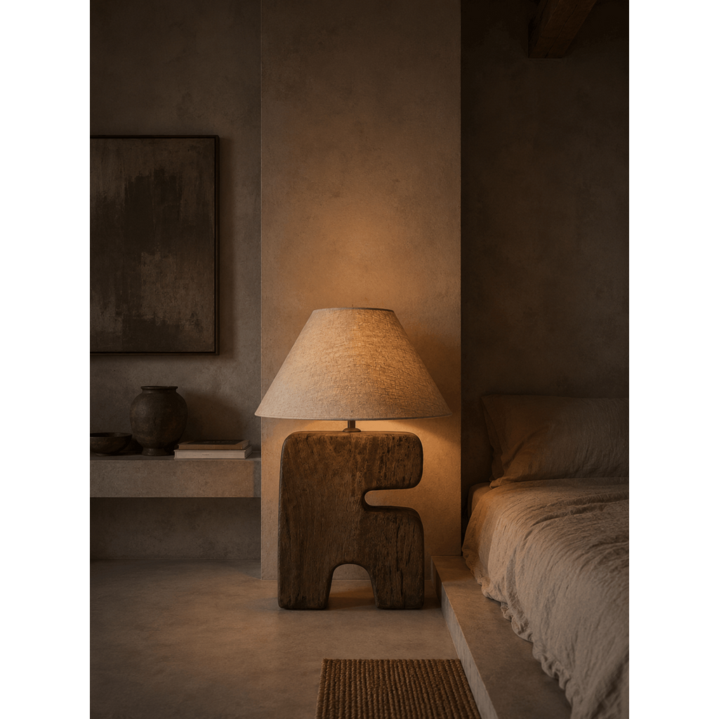 Lampe à poser L’Objet 65 cm marron