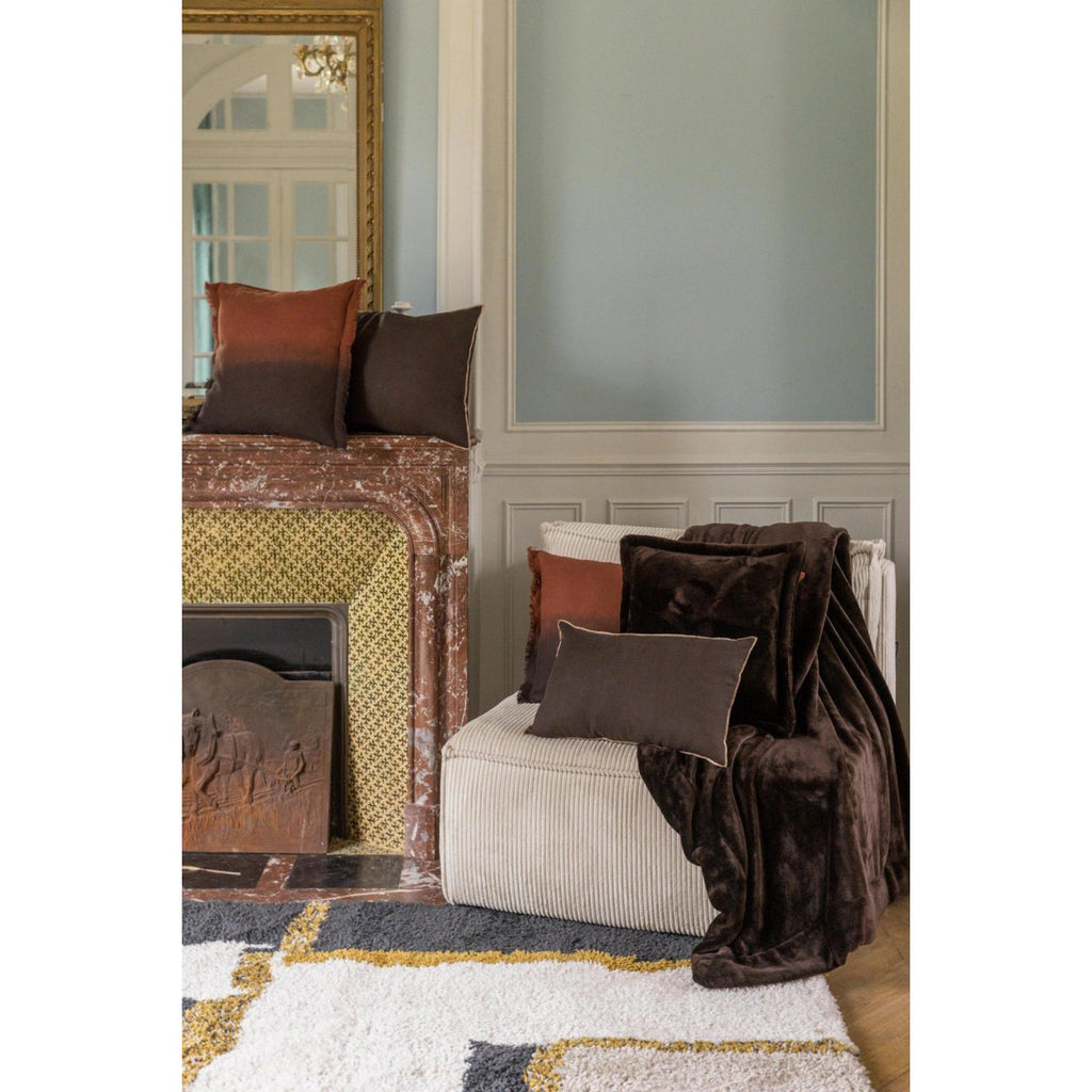 Coussin Zeff Céleste Ébène 45 x 45