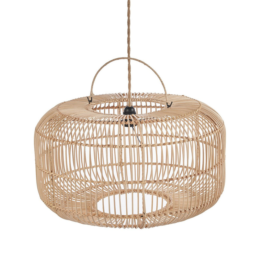 Suspension en rotin Arun – Naturel – L | Bazar Bizar