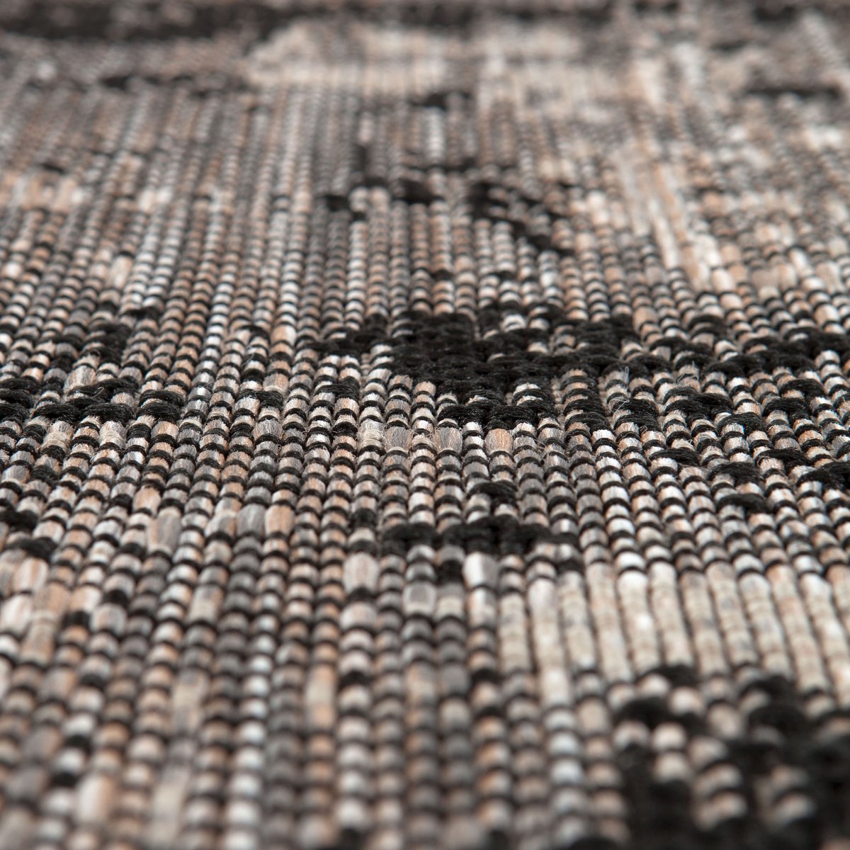 Tapis Catania 2 outdoor Noir Diamčtre 160 cm