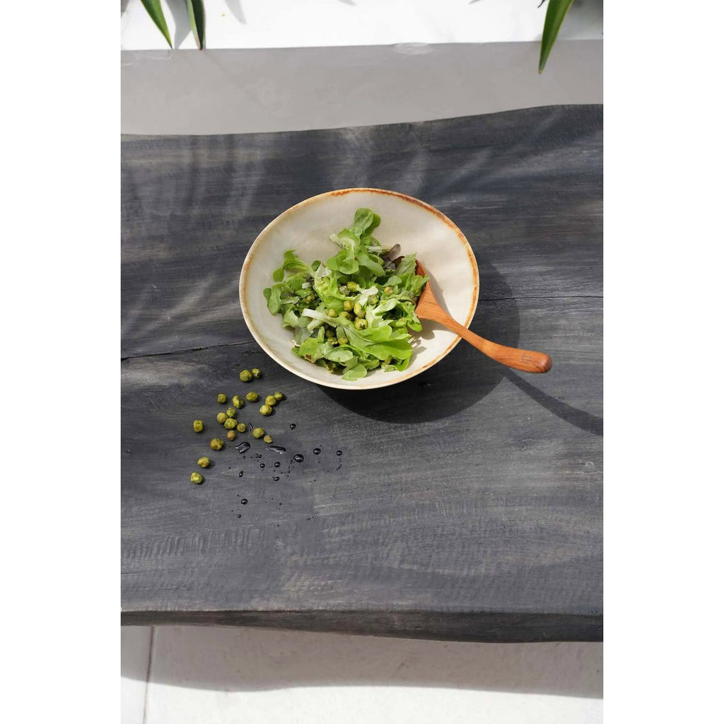 Fourchette à salade en bois de teck – Naturel | Bazar Bizar