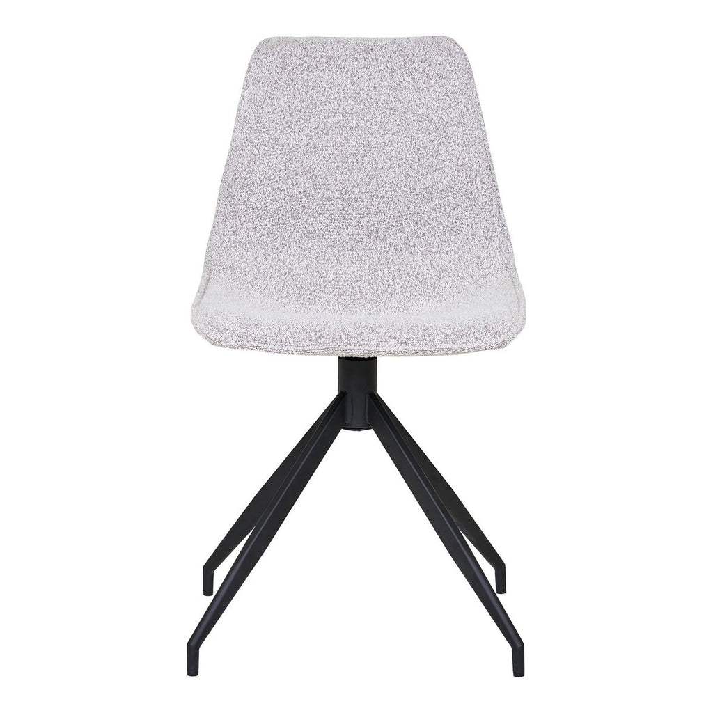 Chaise de salle à manger Monaco – Bouclé sable (lot de 2)