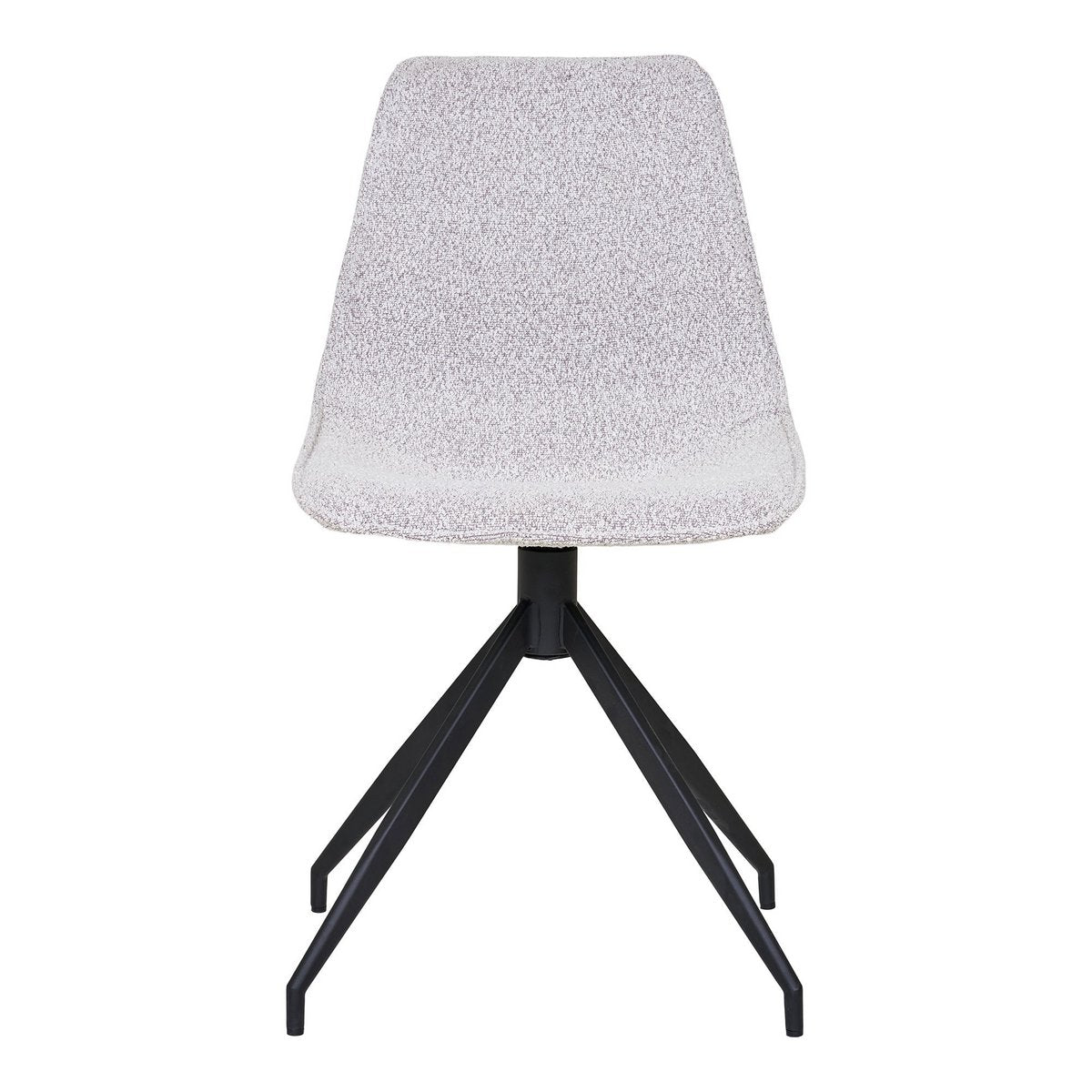 Chaise de salle à manger Monaco – Bouclé sable (lot de 2)