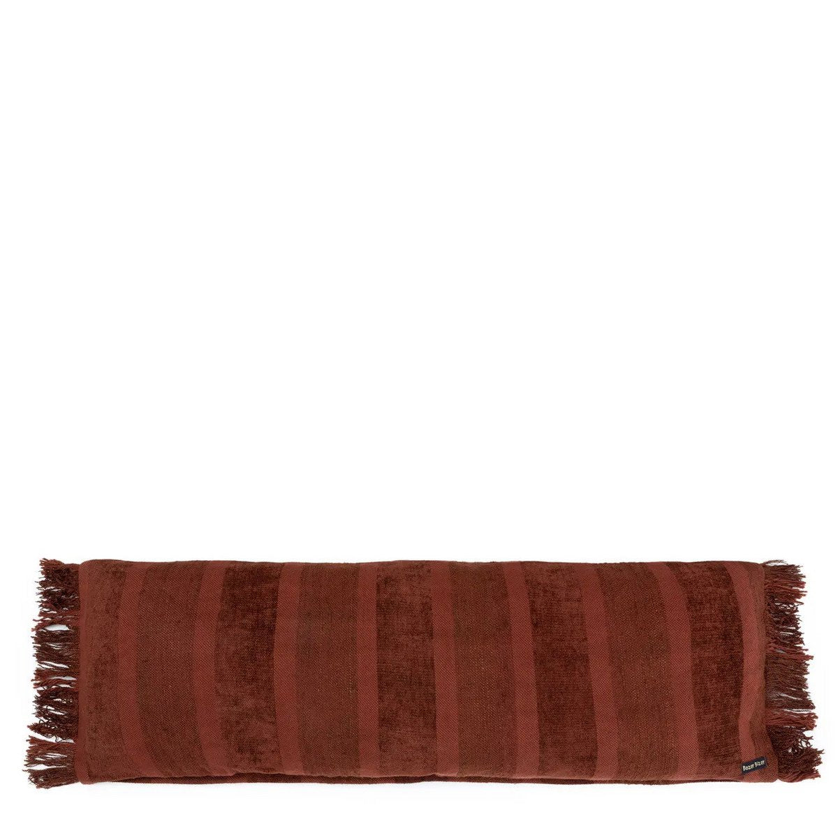Housse de coussin longue Oh My Gee – Velours Bordeaux – 35×100cm | Bazar Bizar