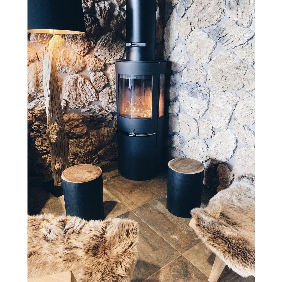 Le Tabouret Tribe - Noir Naturel