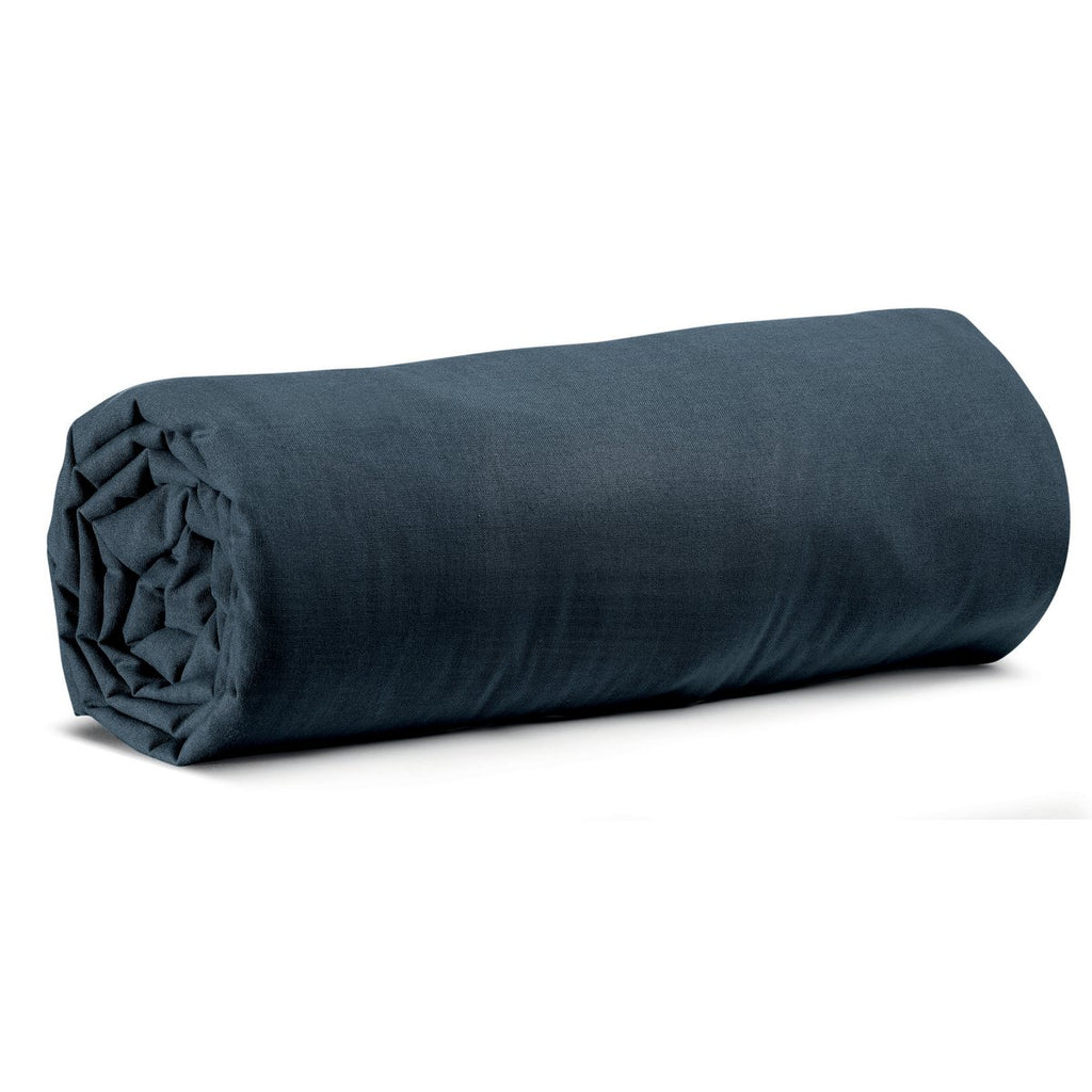 Calita Marine Coton lavé Drap-housse 180 × 200 cm bonnet 30 cm