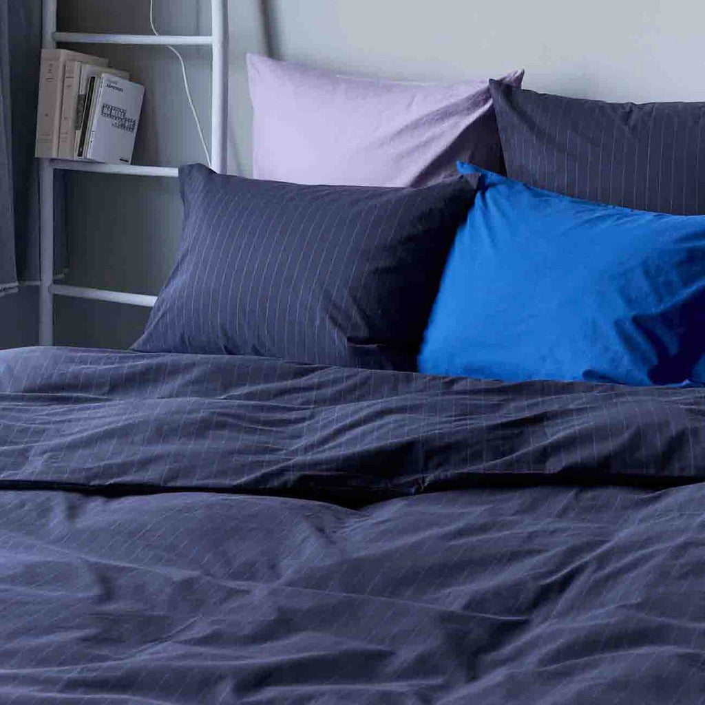 Line Blue – Taie d'Oreiller – 65x65