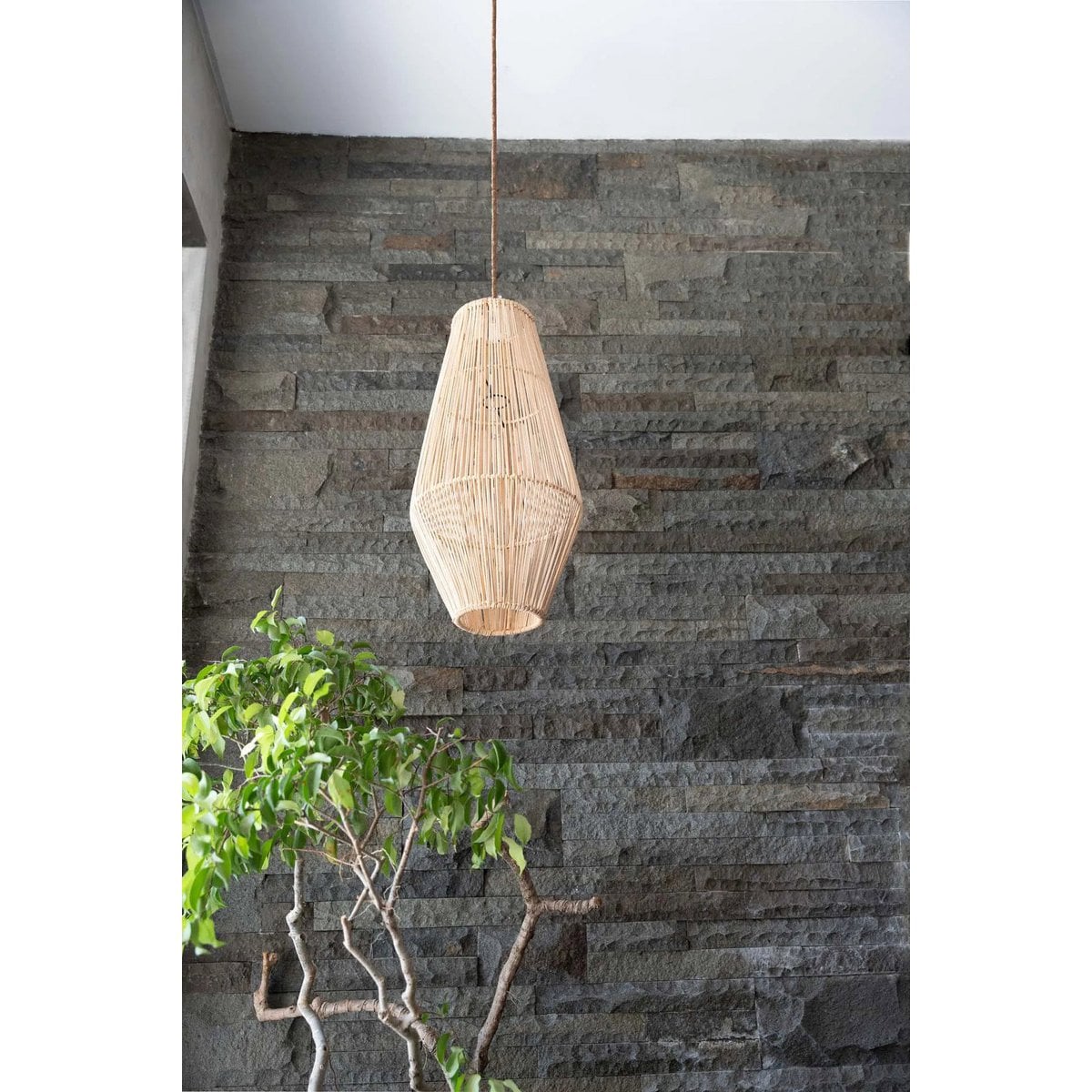 Suspension en rotin Afrodisiac – Naturel – M | Bazar Bizar