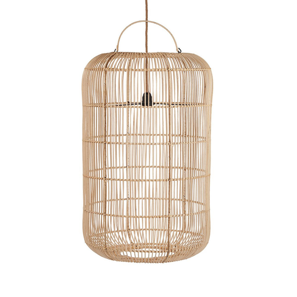 Suspension en rotin Bozelo – Naturel – L | Bazar Bizar