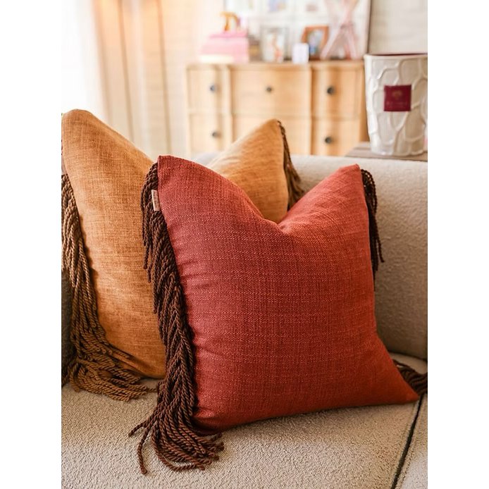 Coussin décoratif fait main Cassy 60x60
