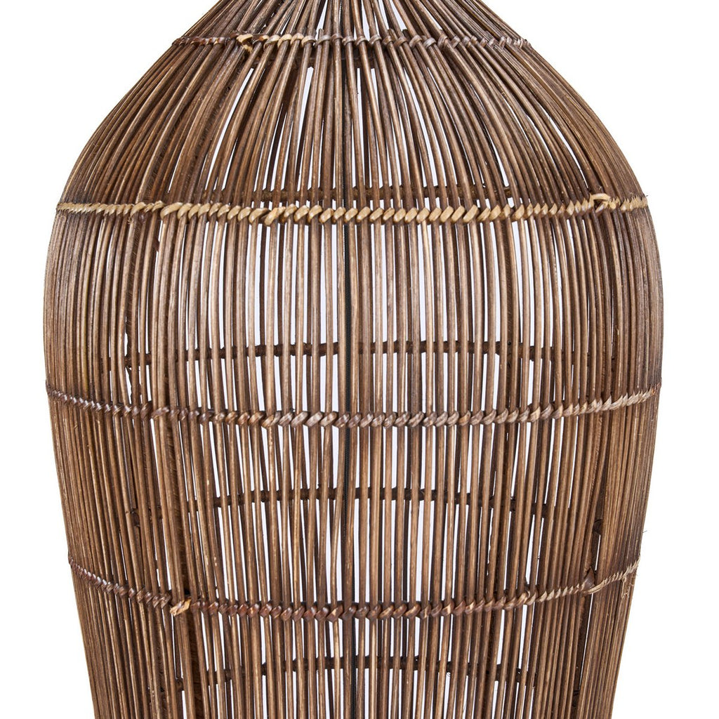 Suspension en bambou Oasis Tower – Noyer Foncé – XL | Bazar Bizar