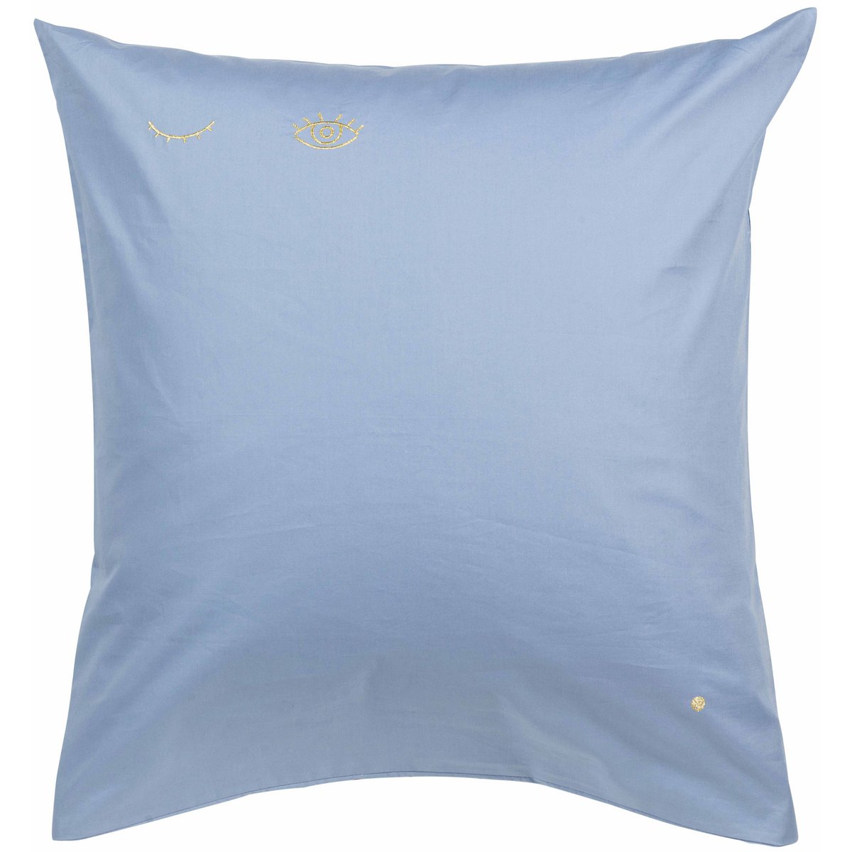 Eyes Bluetiful Coton bio Taie d’oreiller 65 × 65 cm