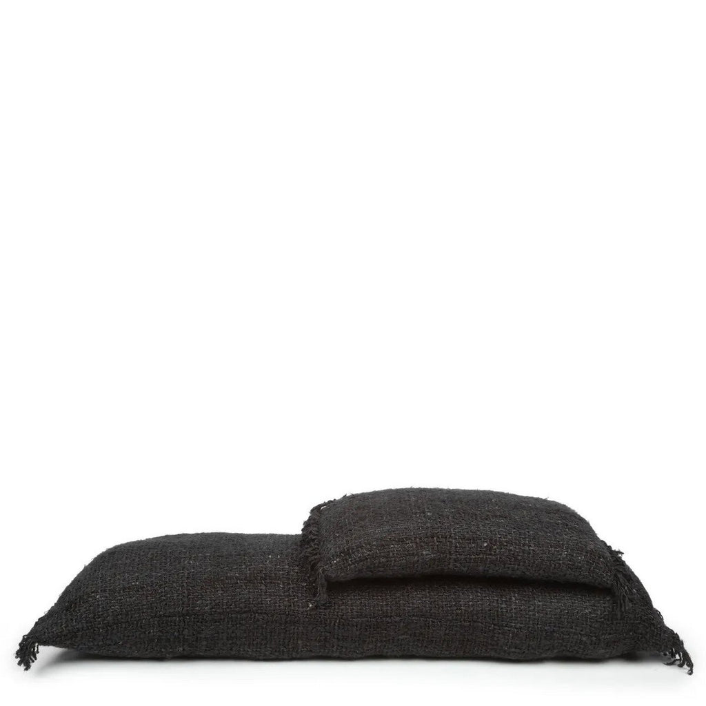 Housse de coussin longue Oh My Gee – Noir Marine – 35×100cm | Bazar Bizar
