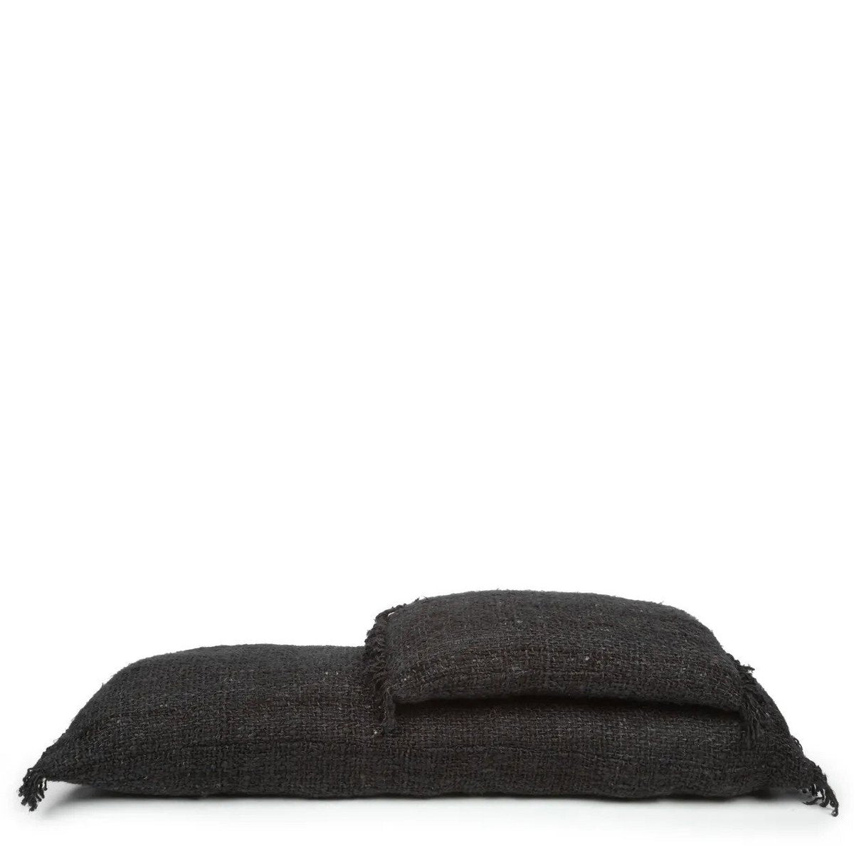 Housse de coussin longue Oh My Gee – Noir Marine – 35×100cm | Bazar Bizar