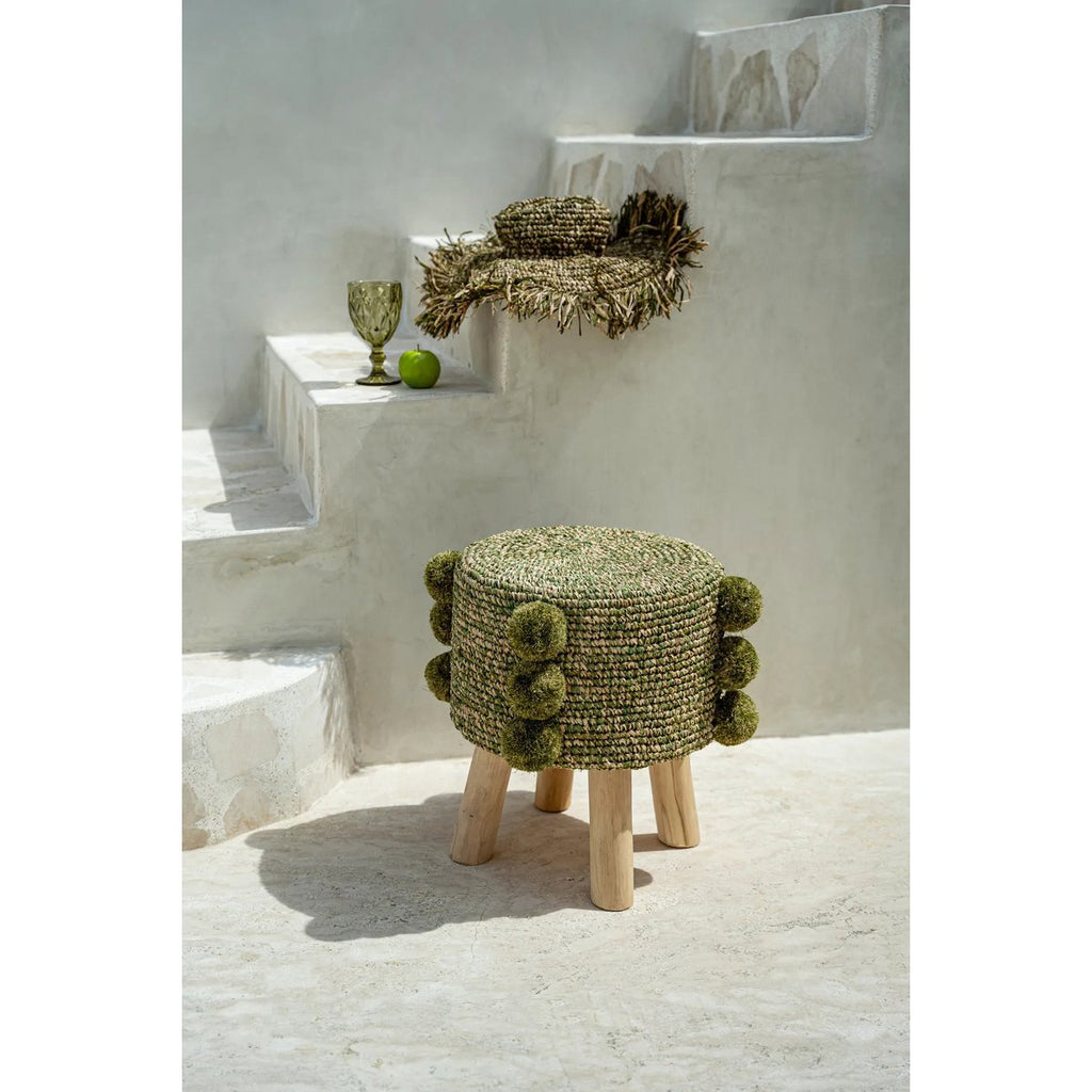 Chapeau d’été en raphia The Party Hat – Vert Jungle | Bazar Bizar