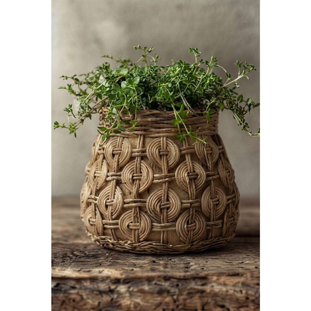 Jardinière en béton The Knot 18 cm