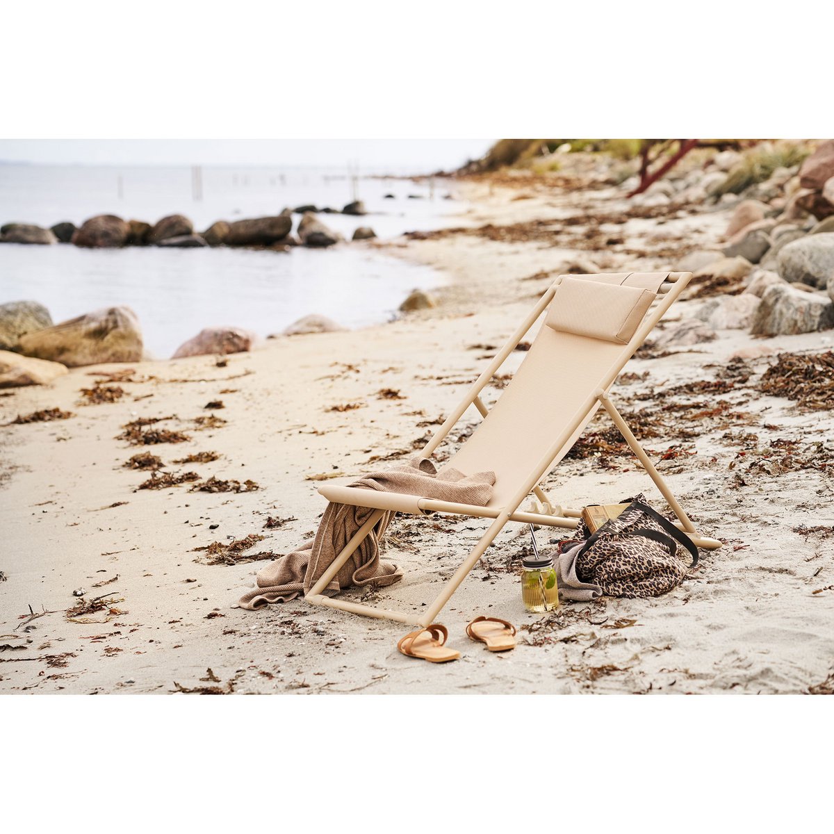 Chaise de plage Curtis – Taupe