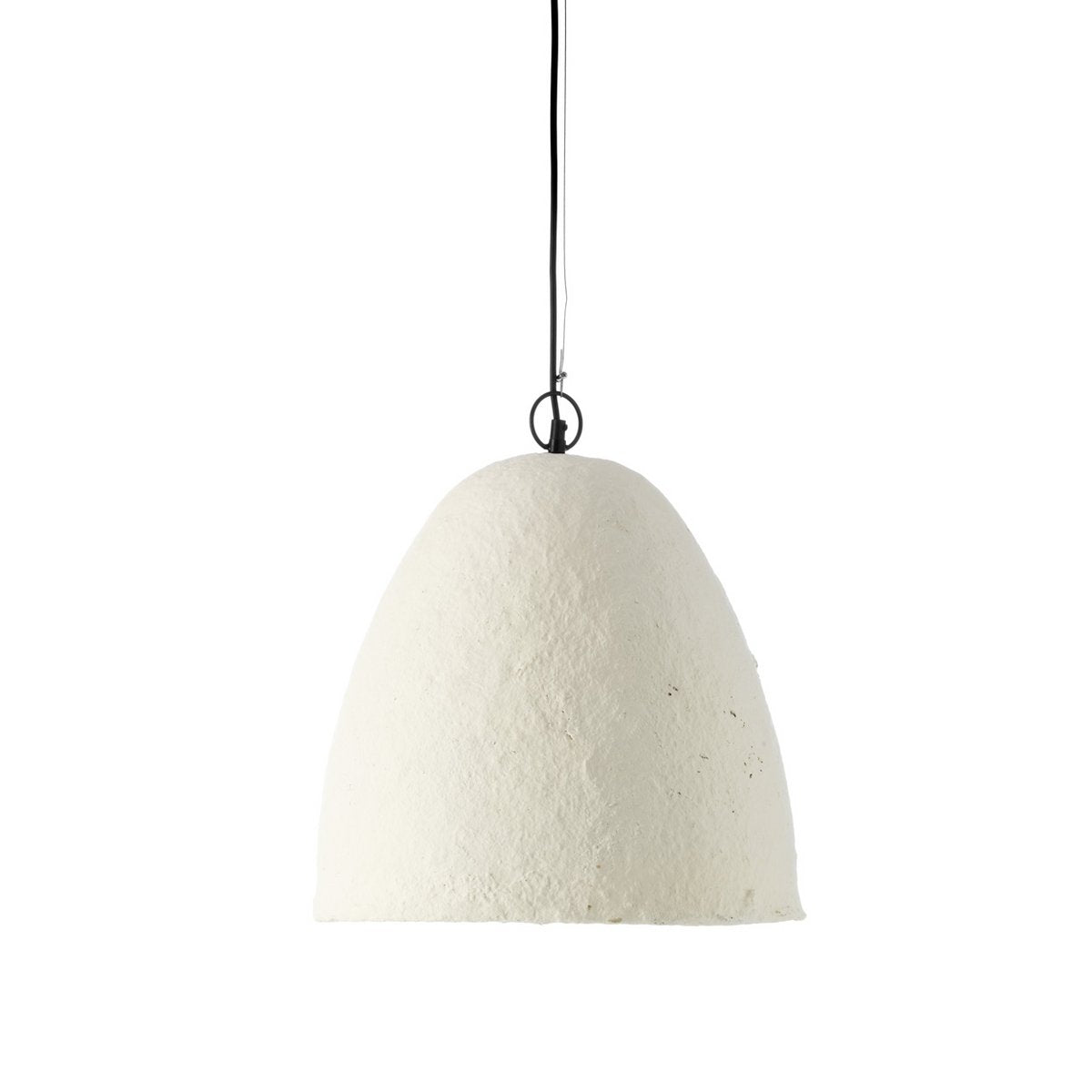 Suspension en papier mâché Savana – Blanc – L | Bazar Bizar