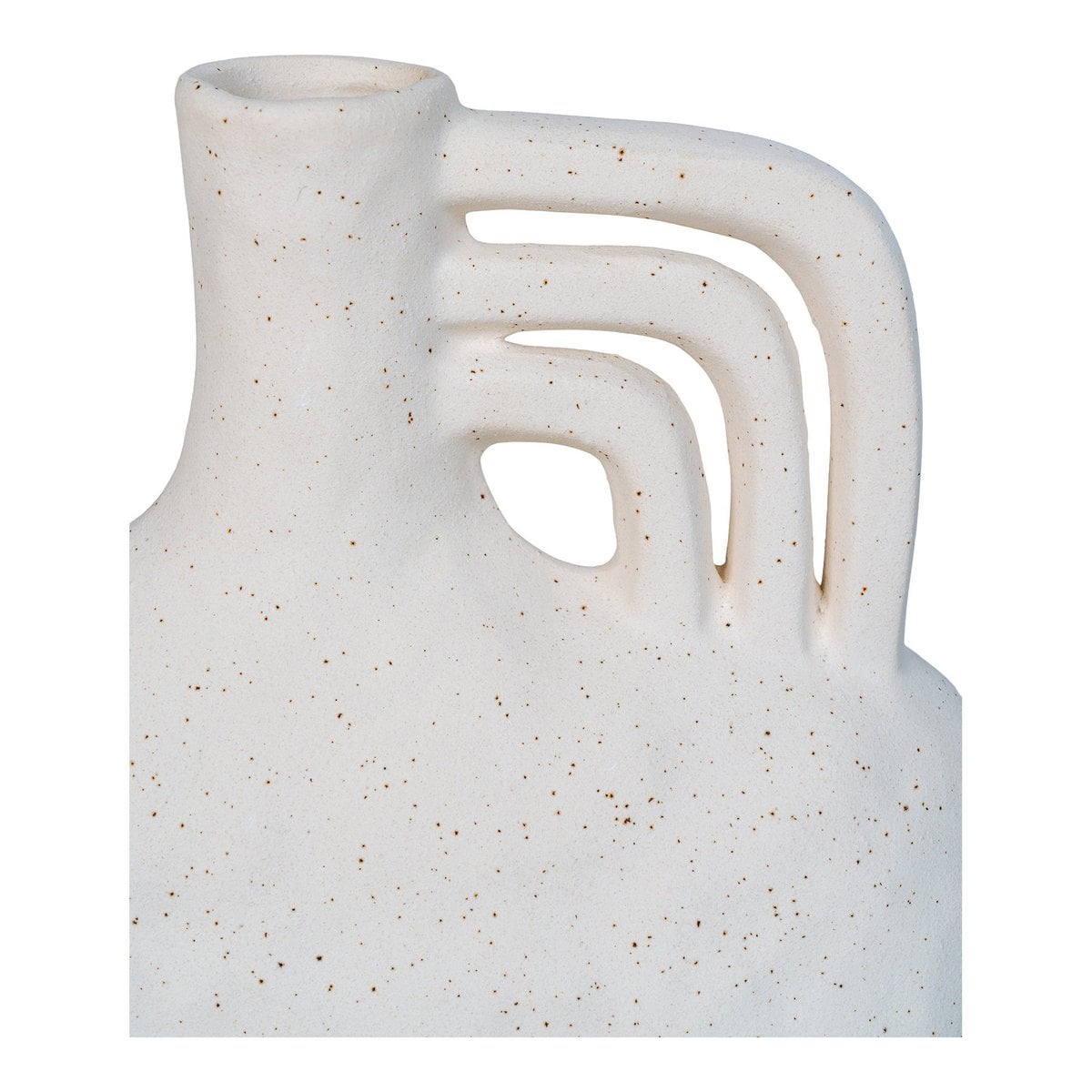 Vase - Beige, Céramique, 18,5x8x19,5 cm