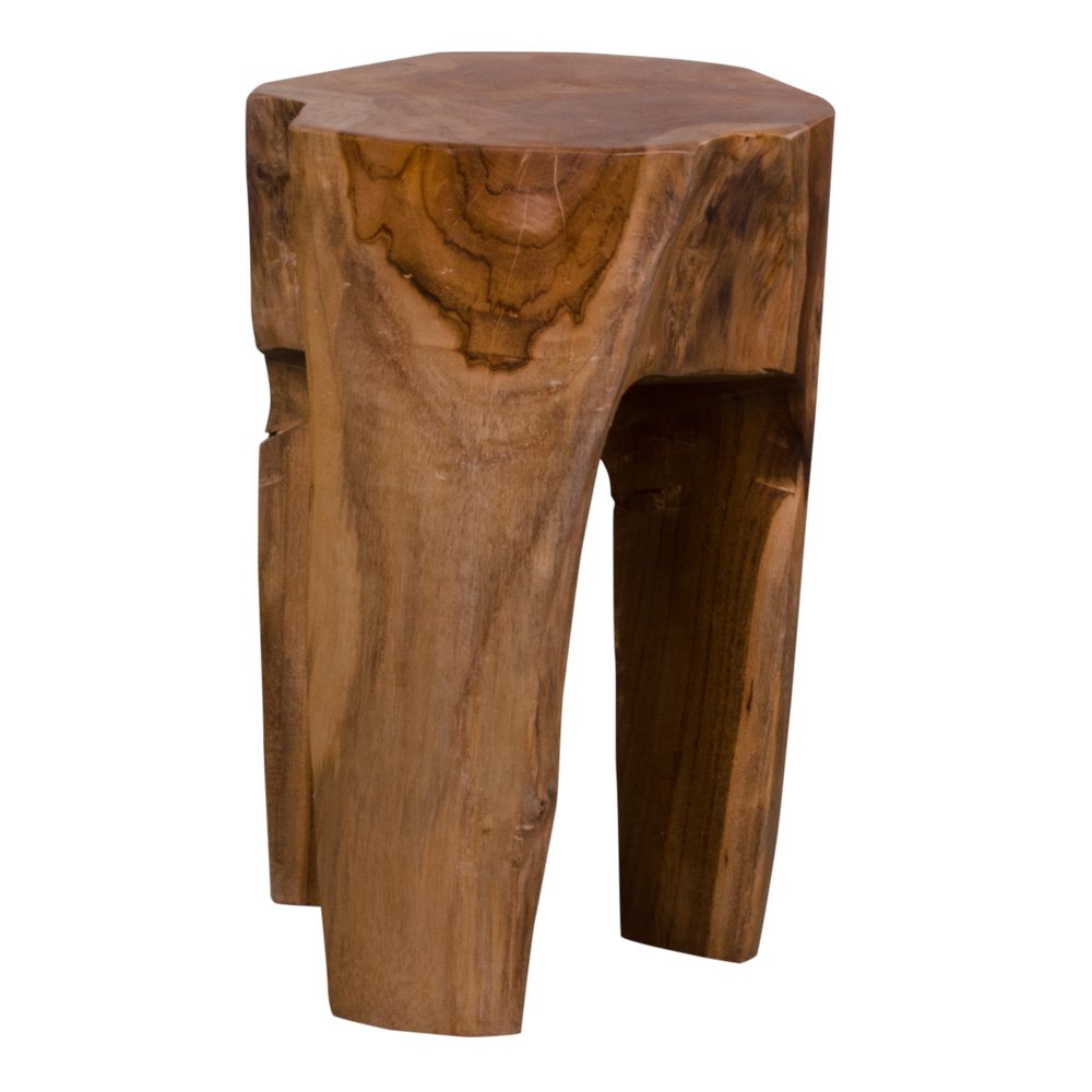 Tabouret Rose – Teck recyclé naturel