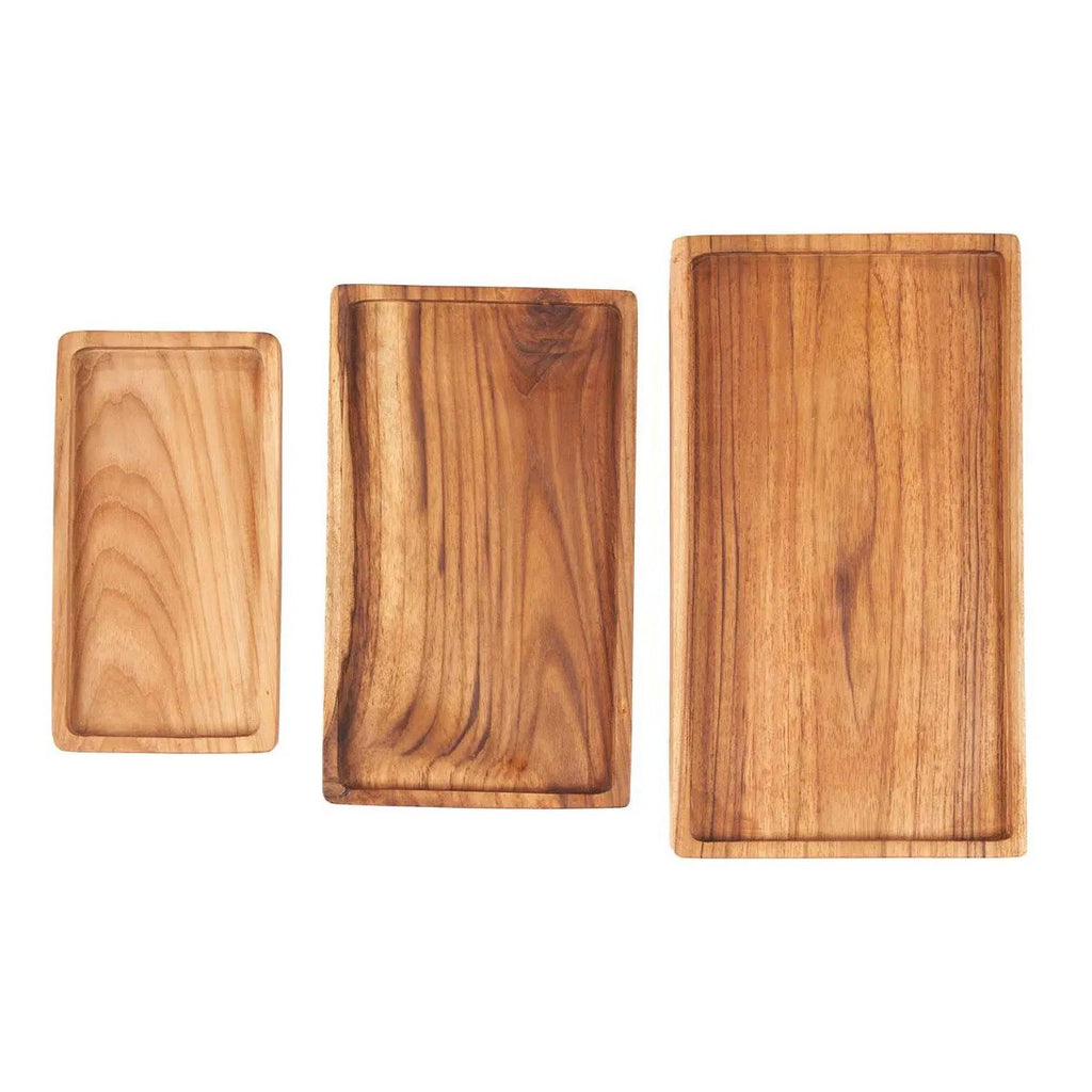 Plateau en bois Gormandize – Naturel – M | Bazar Bizar