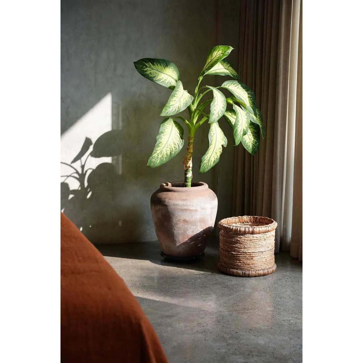 Panier en jacinthe d’eau et feuille de bananier Chuka | Bazar Bizar