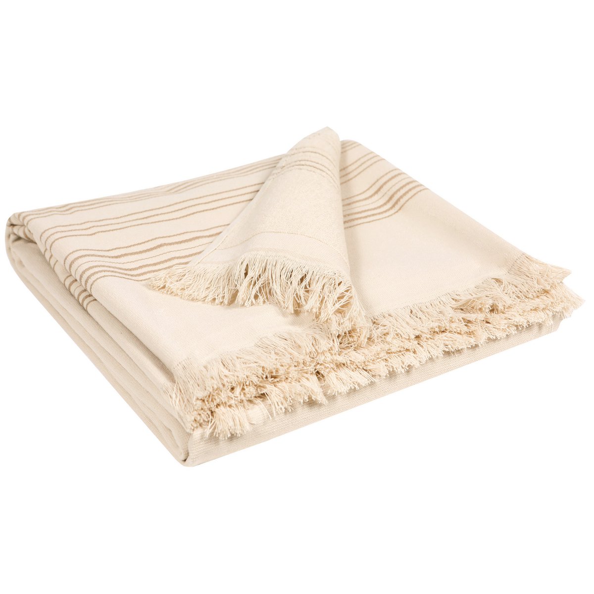 Drap de hammam Cancun Lin en coton 90 × 180 cm