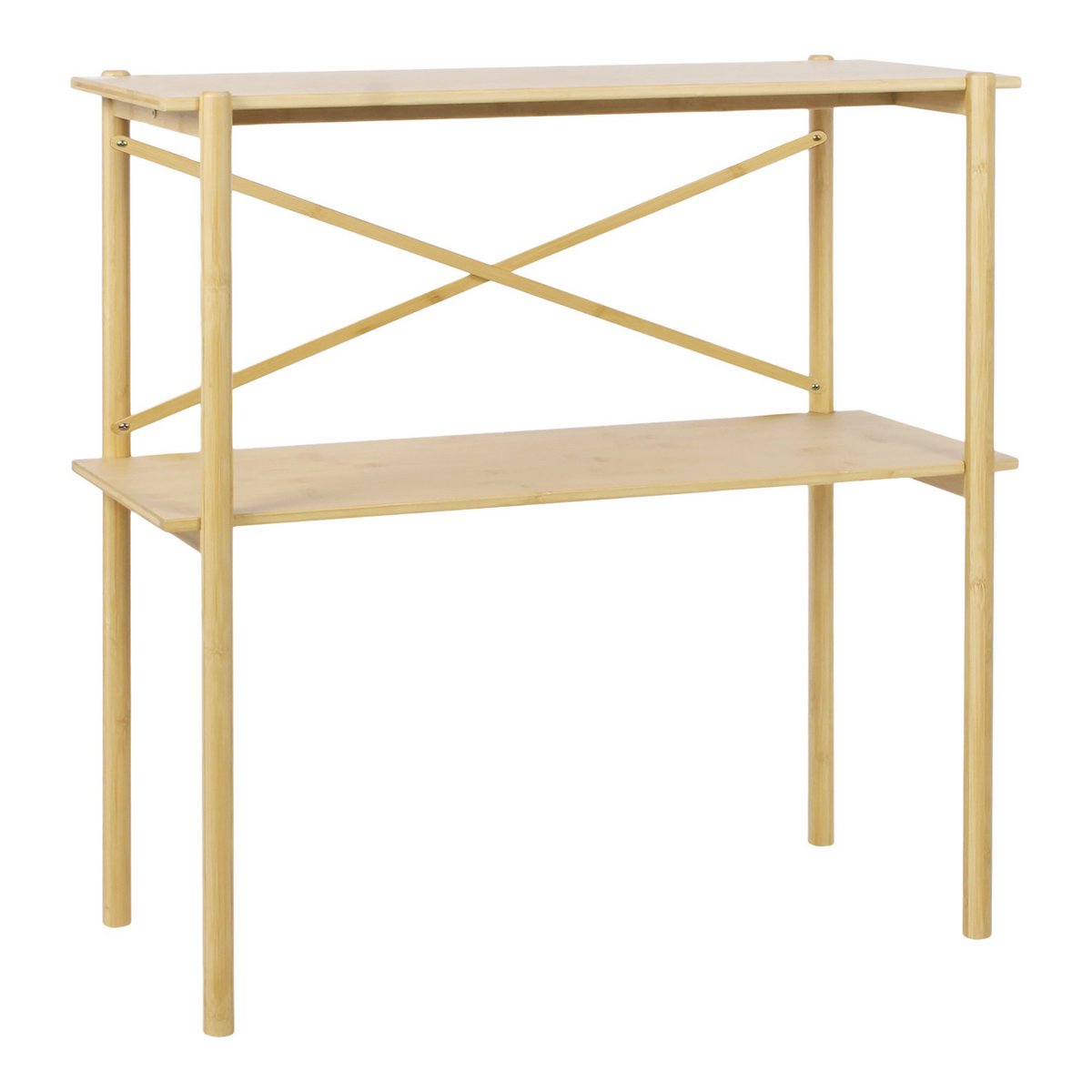 Table Console Manaus - Naturel, Bambou, 83x32x80,5 cm