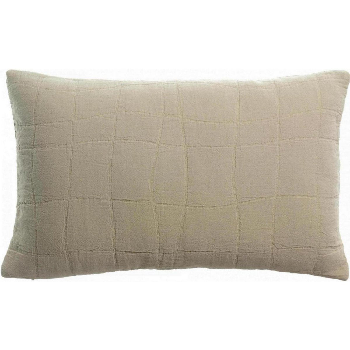 Coussin recyclé Titou coloris Lin 30 × 50 cm