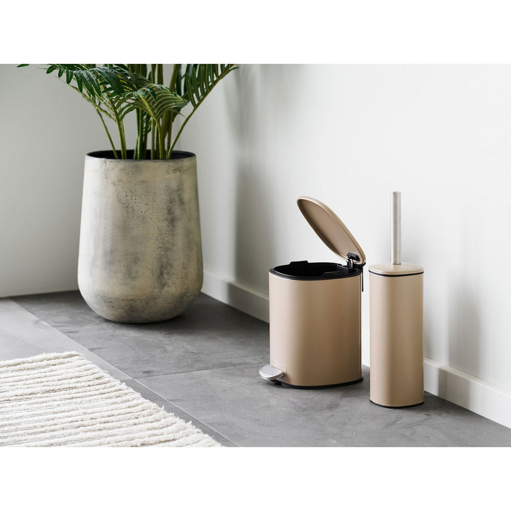 Pots Décoratifs Hou - Métal Beige Antique, Lot de 2
