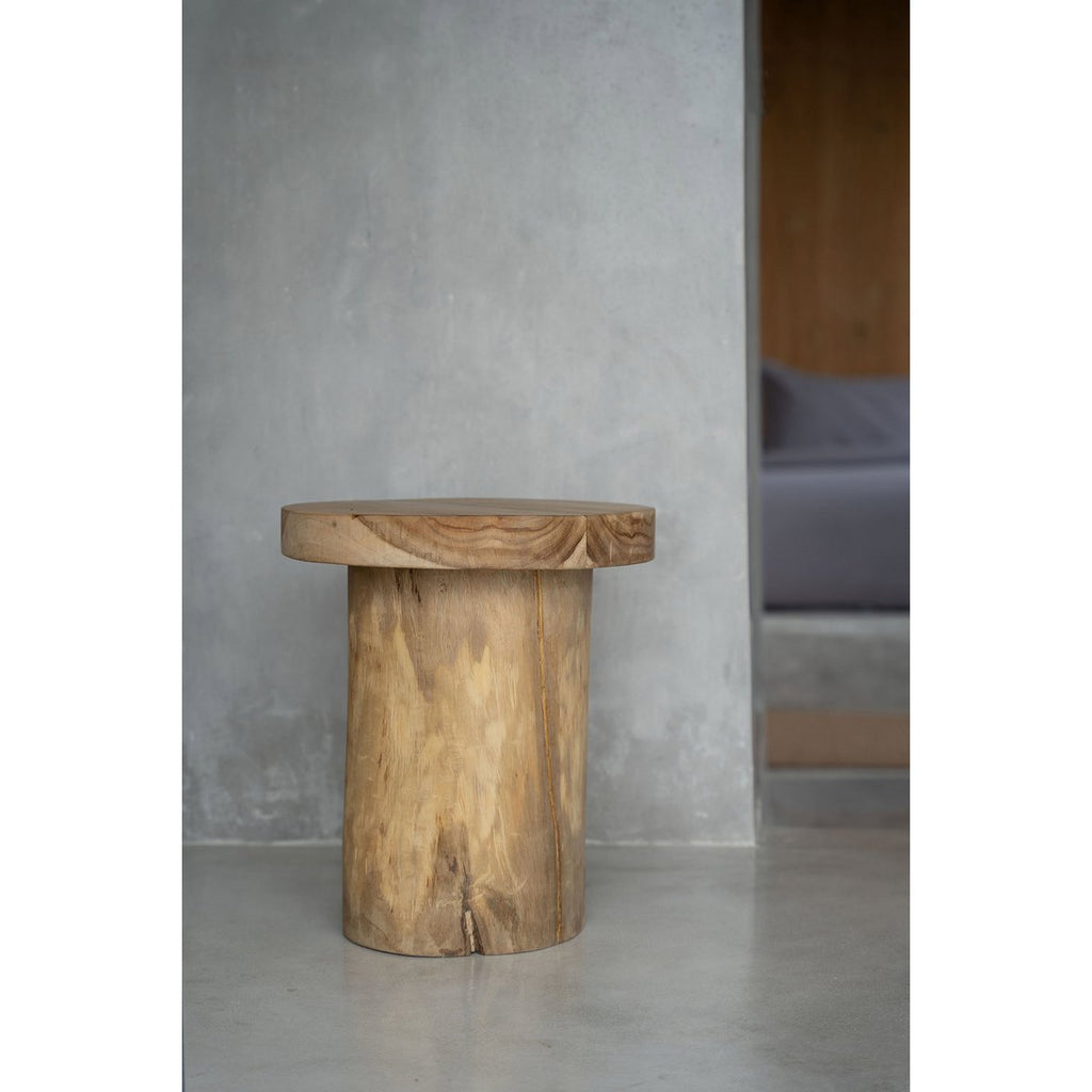 Table d’appoint en teck massif Inti – Naturel | Bazar Bizar